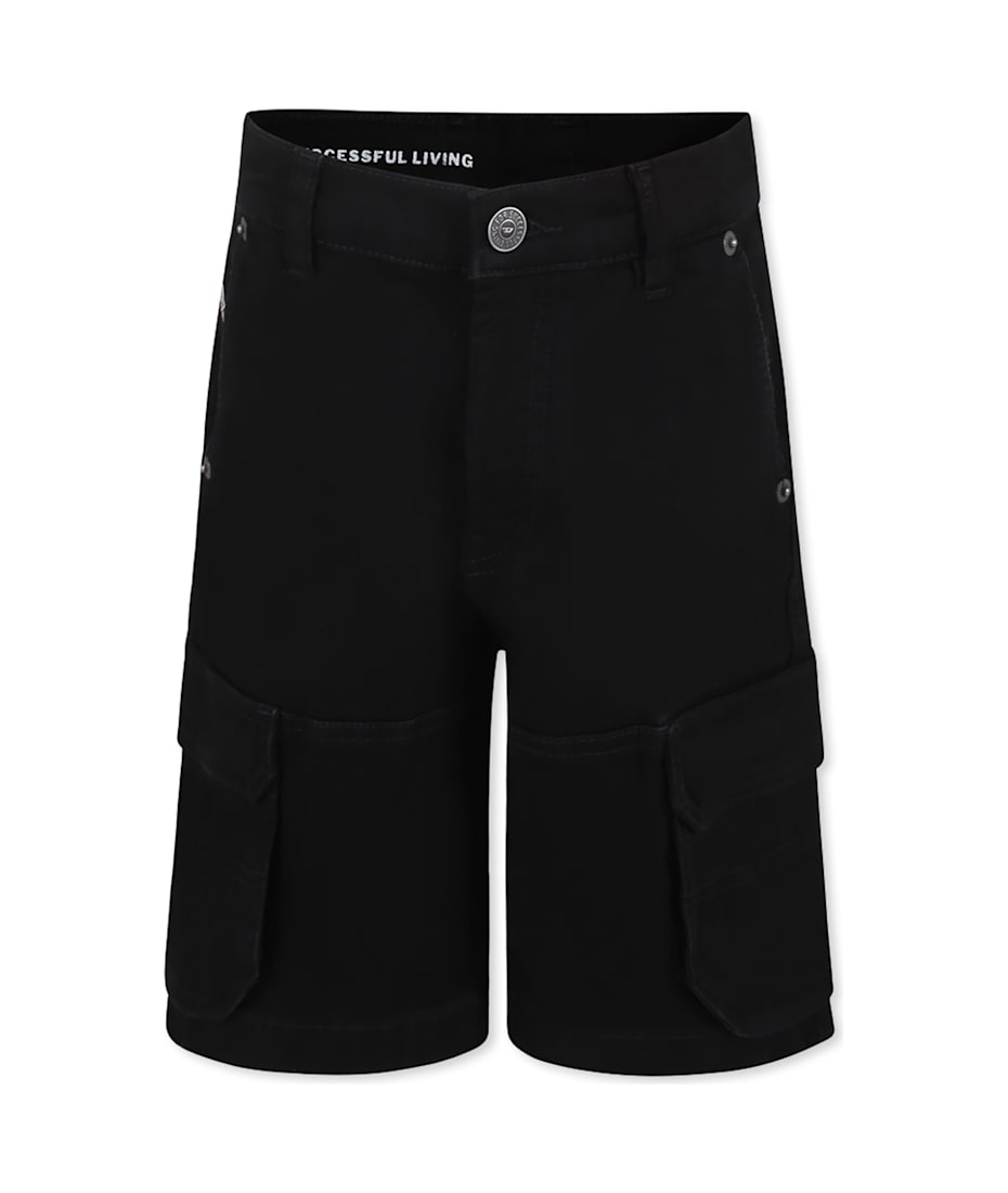★DIESEL★ P Ekio R1 Shorts Pants Black A161770SLBS9XX A1617 Diesel Shorts P-ECHIO-R1 | Men's Clothing | Vitkac