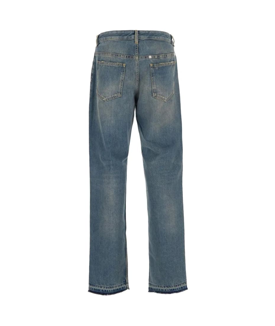デニム・ジーパン GIVENCHY SS24 Givenchy Jeans (BW512F 5Y9K402) Givenchy straight-leg Jeans | Blue | FARFETCH