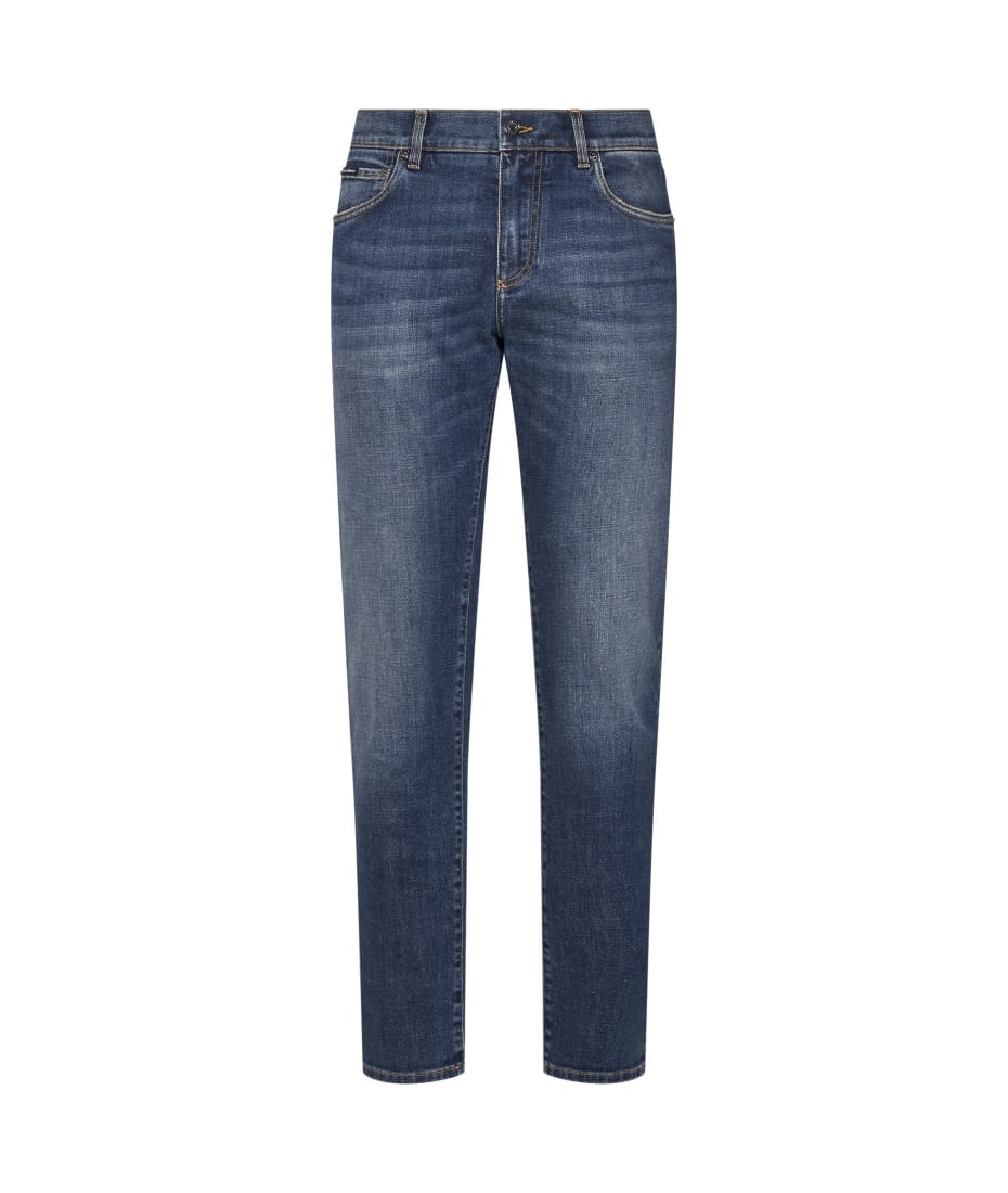 デニム・ジーパン DOLCE & GABBANA DENIM STRAIGHT-LEG JEANS Dolce & Gabbana Straight Jeans | italist