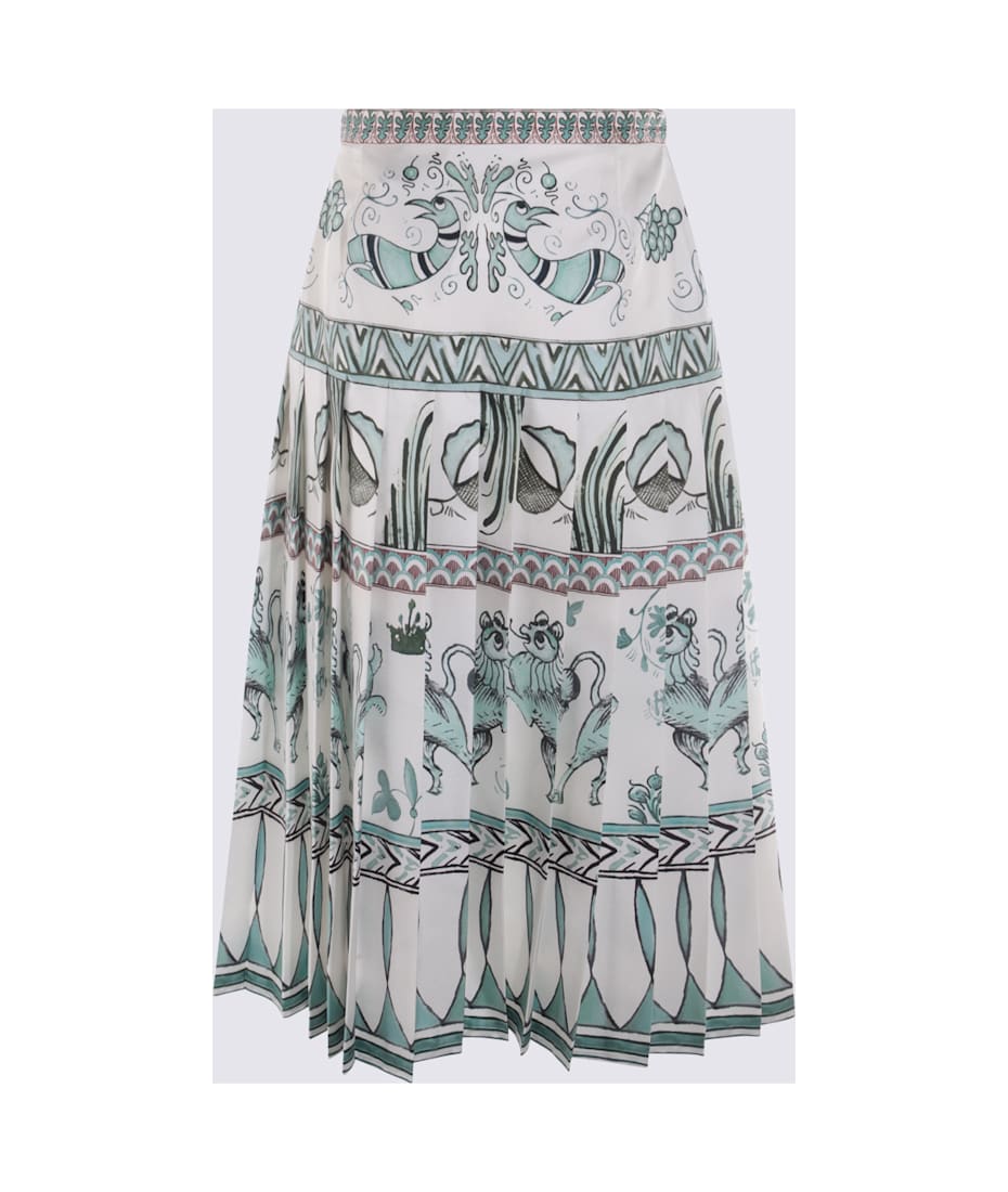 スカート FABIANA FILIPPI WHITE VISCOSE SKIRT Fabiana Filippi Fabiana Filippi White Viscose Skirt