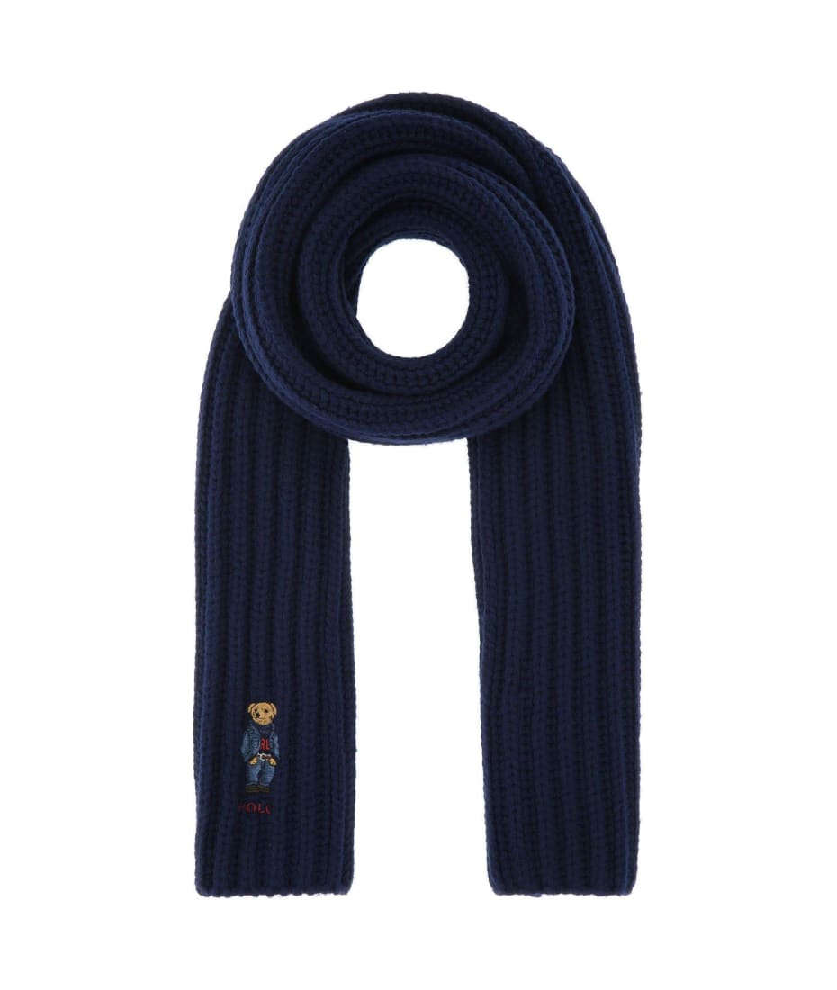 Polo Ralph Lauren Blue Polyester Blend Scarf | italist, ALWAYS LIKE A SALE