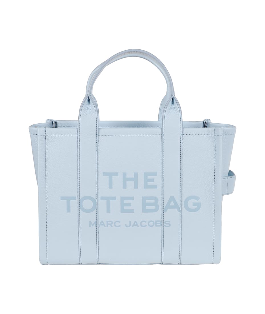 トートバッグ The Medium Tote Bag - Marc Jacobs - Leather - Silver Marc Jacobs The Leather Medium Tote Bag - Wolf Grey