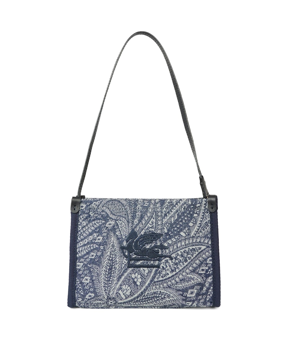 Etro Blue Bag For Girl With Pegasus アクセサリー&ギフト Etro Blue Bag For Girl With Pegasus アクセサリー&ギフト