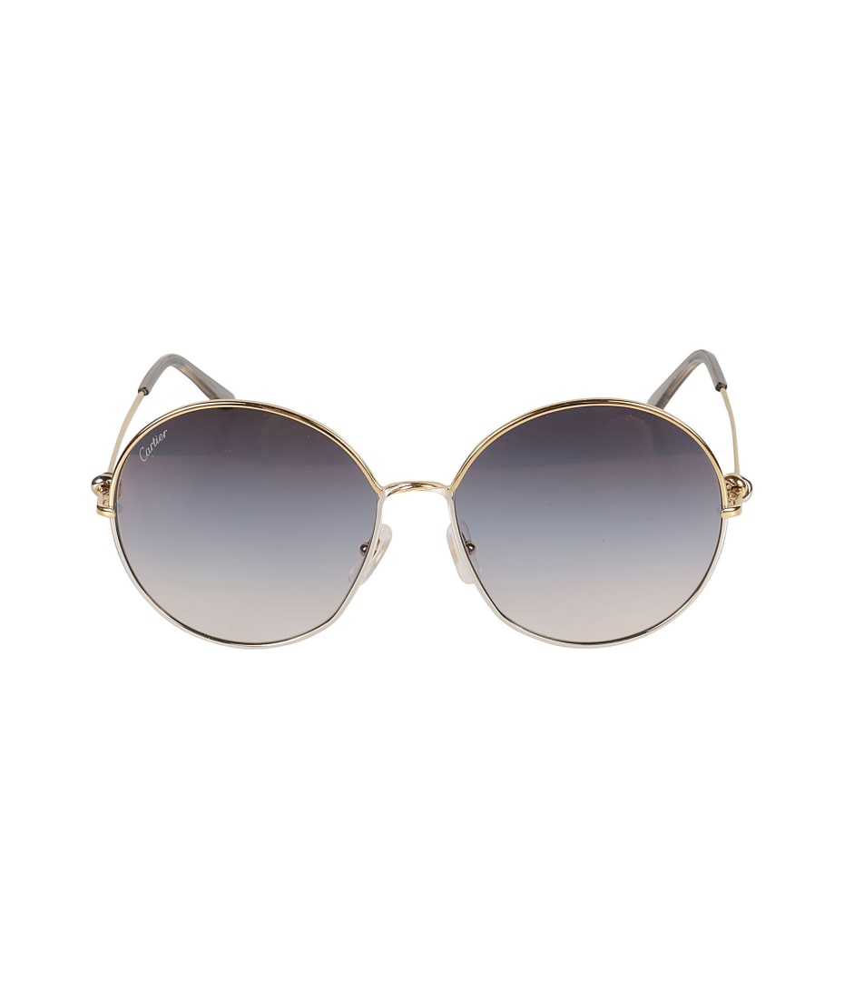 Cartier Eyewear Round Frame Sunglasses italist