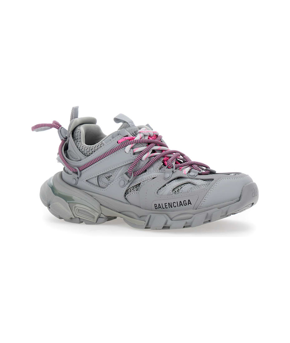 【関税＆送料込み】Balenciaga Track Trail Laces Sneakers Sh Women's Track Trail Laces Sneaker in White/lilac | Balenciaga US