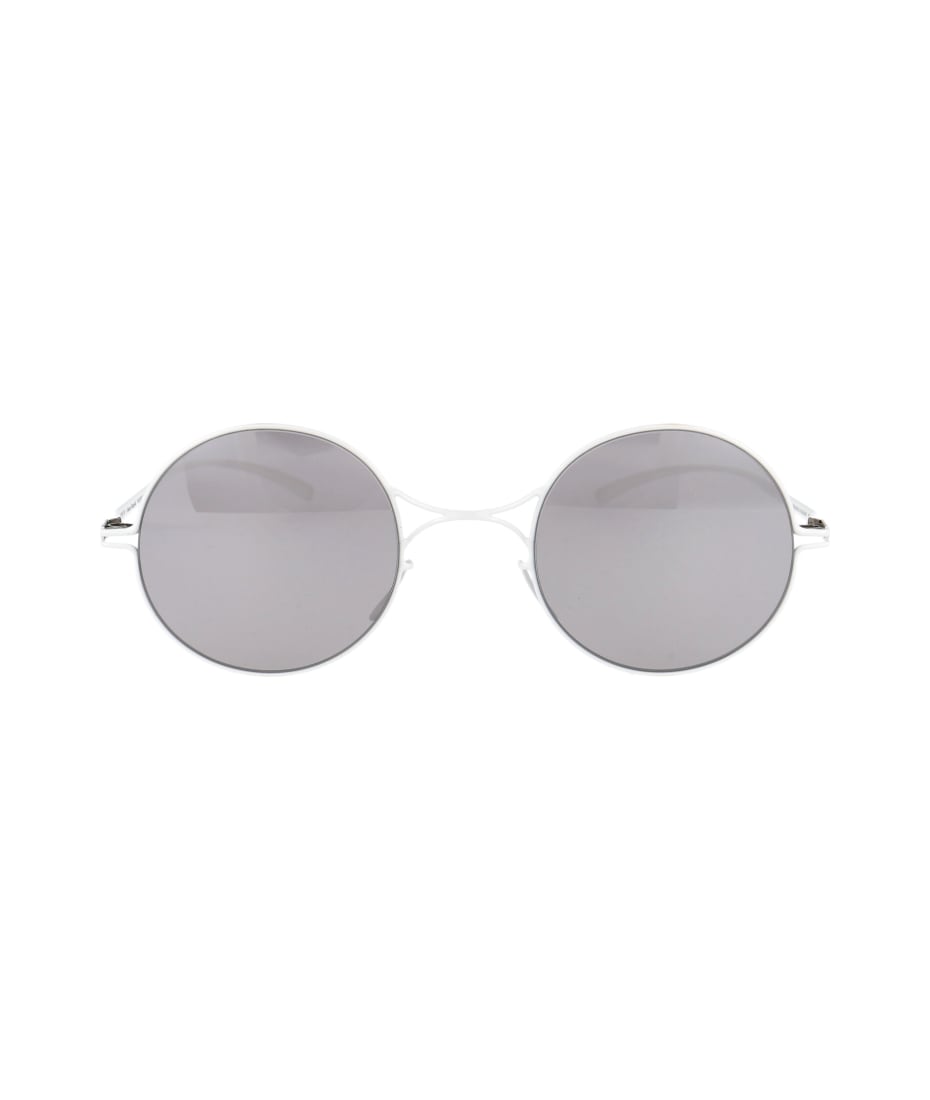 サングラス Mykita SS25 Unisex SUNGLASSES (MMESSE002 E13 WHITE) Mykita Mmesse002 Sunglasses | italist