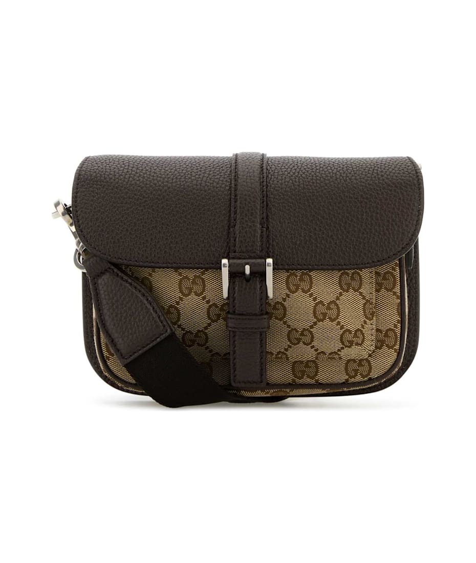 【送料&関税込】Gucci Brown Leather Mini Gg Crossbody Bag Gucci Brown Leather Mini Gg Crossbody Bag | italist, ALWAYS