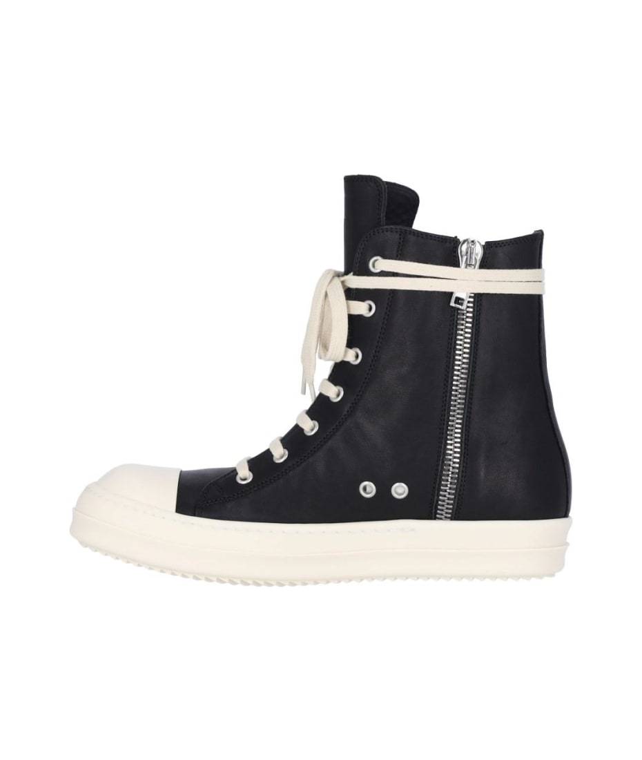 Rick Owens High-top Sneakers With Zip | italist