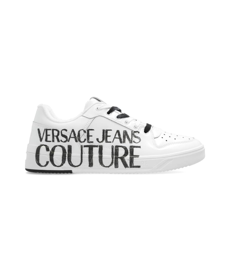 送料関税込み☆VERSACE JEANS COUTURE ロゴ ソックススニーカー Versace Jeans Couture ソックススニーカー | ブラック