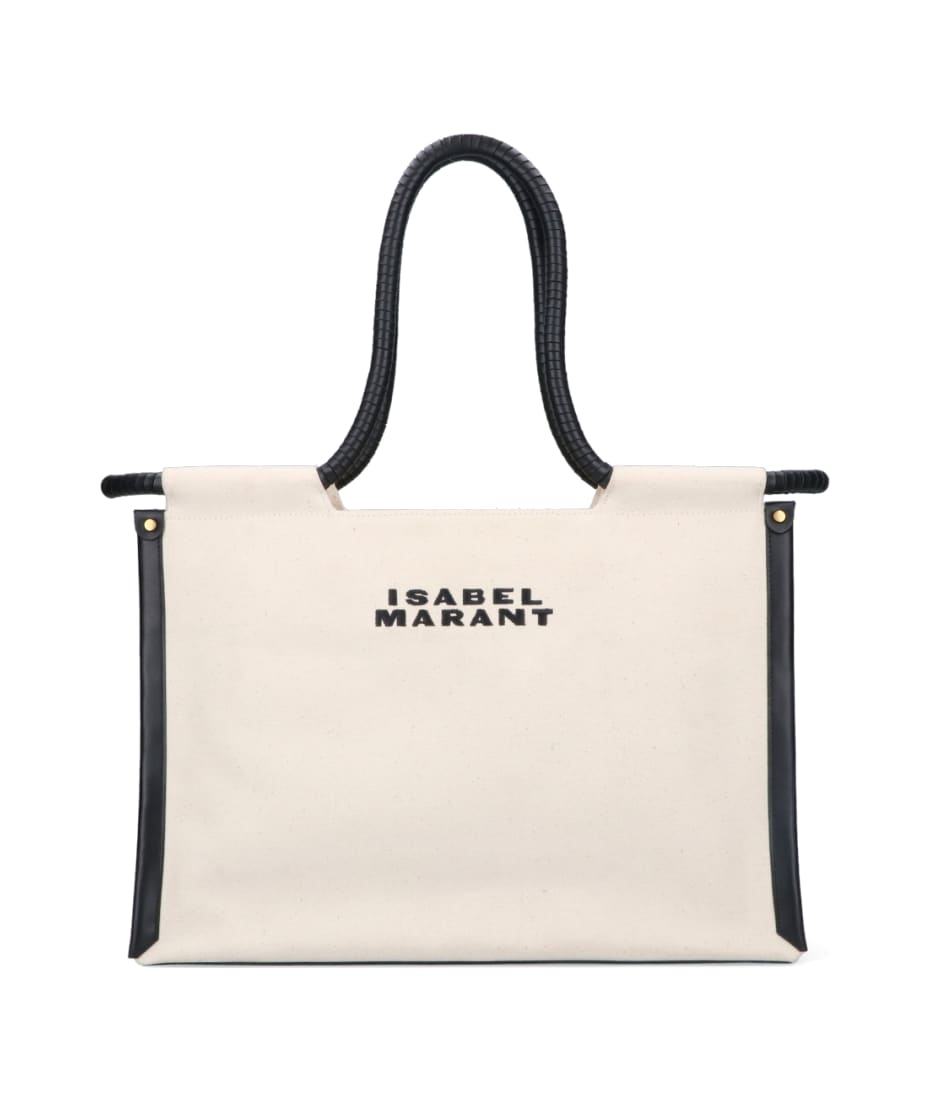 Isabel Marant Powder Pink Yenky Tote Bag In Orange