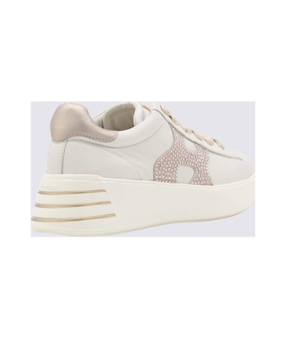 スニーカー HOGAN WHITE LEARHER SNEAKERS Skyscraper leather sneaker in white - Hogan | Mytheresa