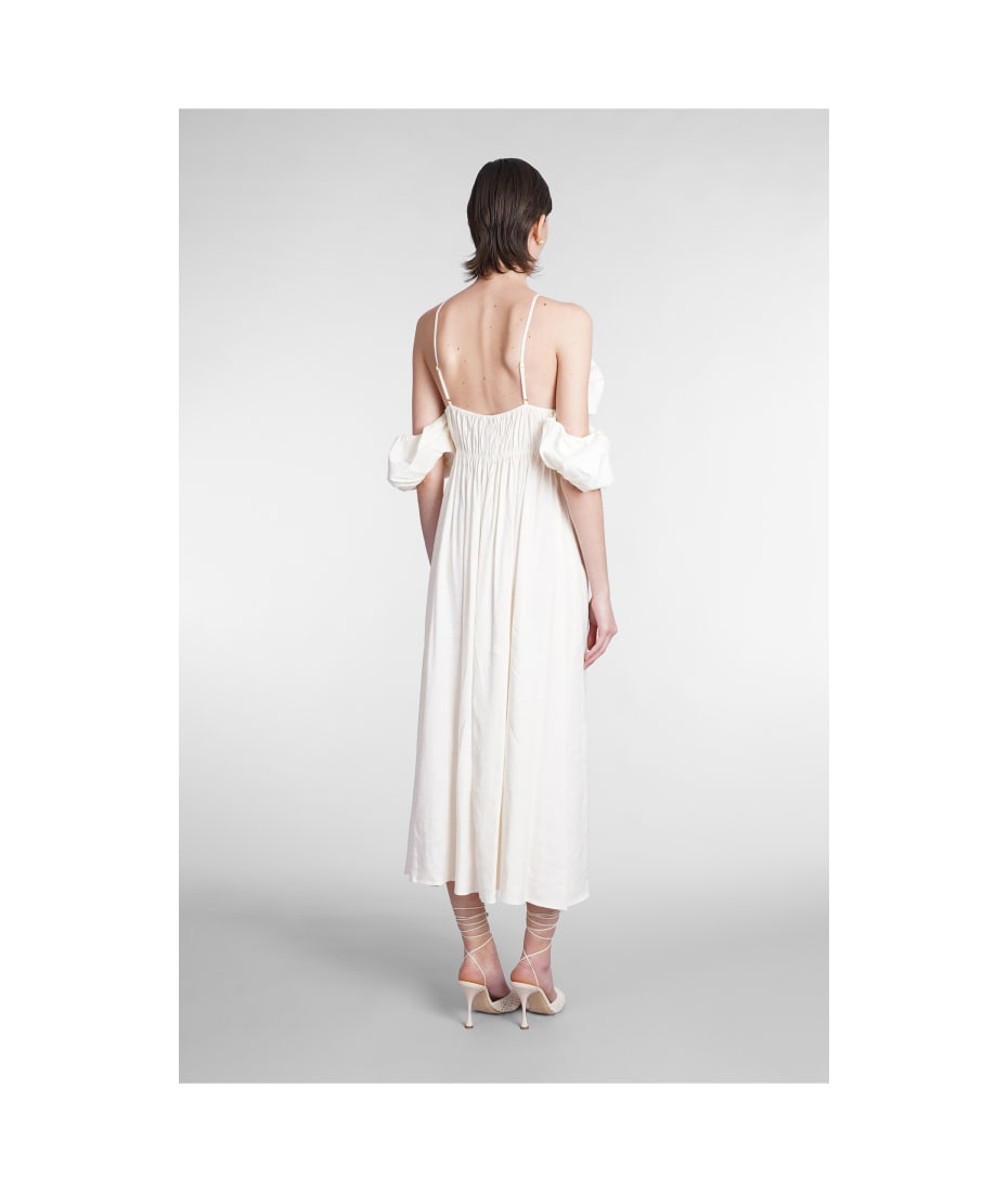 Cult Gaia Starla Dress In White Linen | italist