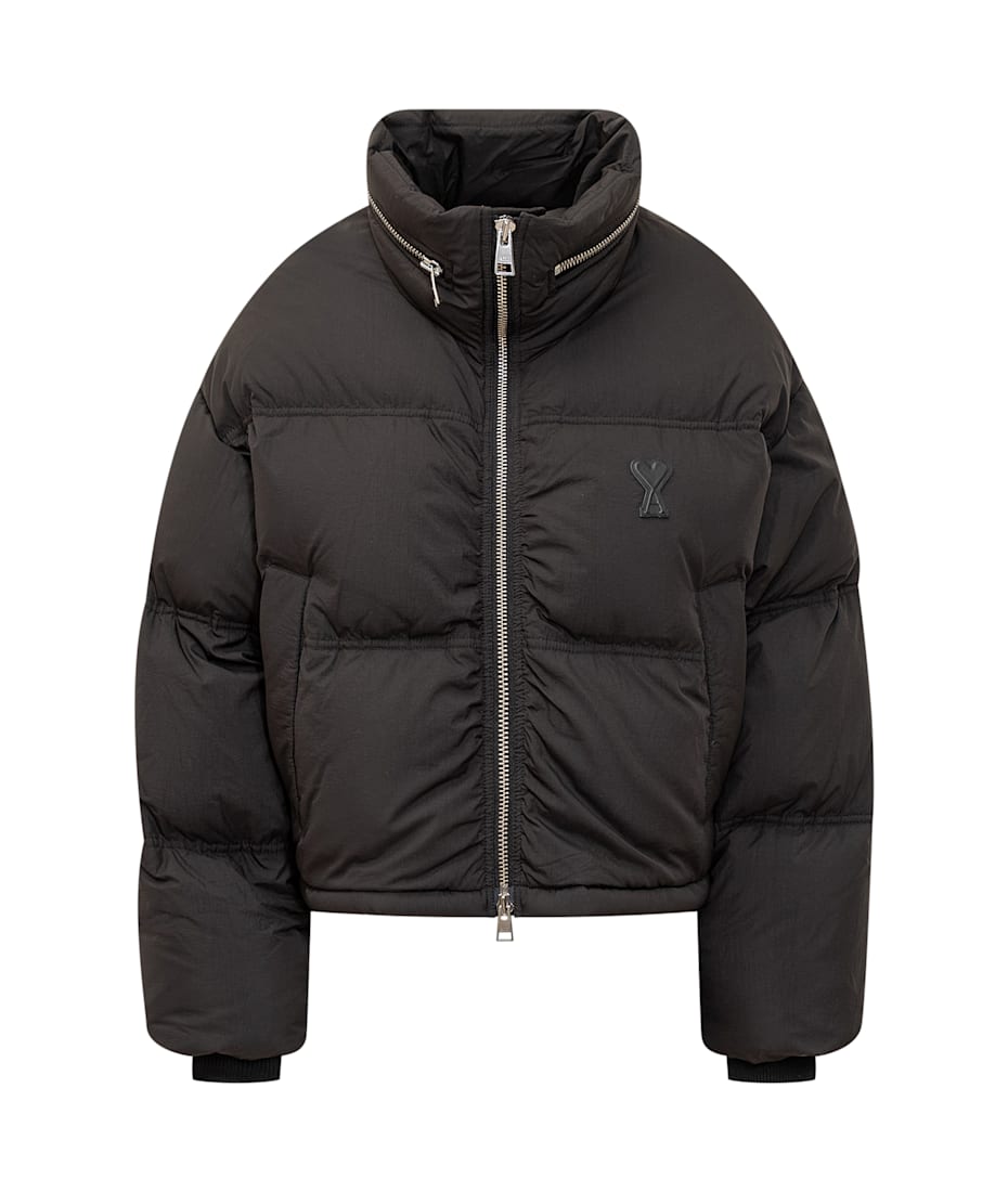 Ami Alexandre Mattiussi Down Jacket With Ami Logo | italist