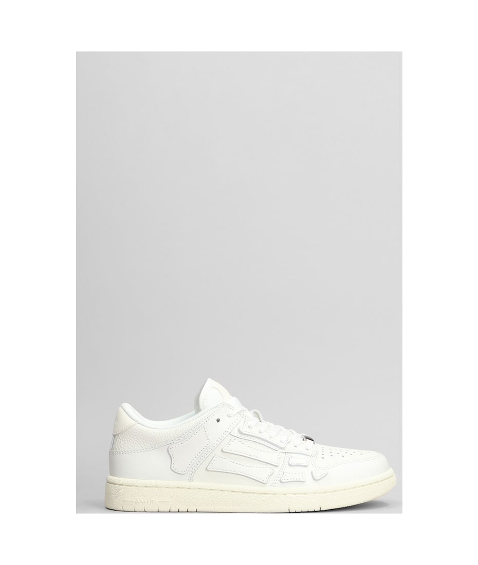 スニーカー Amiri White Leather Skel Sneakers Amiri White Leather Skel Sneakers for Men Online USA at