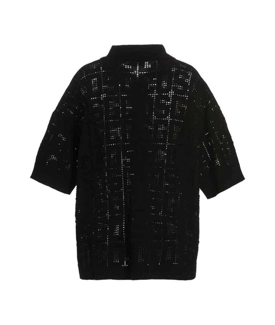Tシャツ・カットソー Gcds Monogram Macrame Top GCDS: Top Monogram in macramé - Bianco | Top E Bluse GCDS