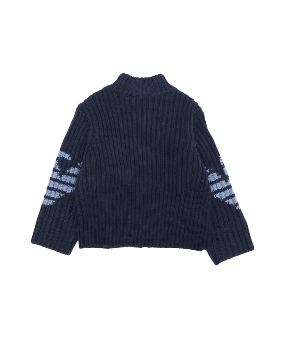 Emporio Armani Logo Cardigan ニットウェア＆スウェットシャツ-