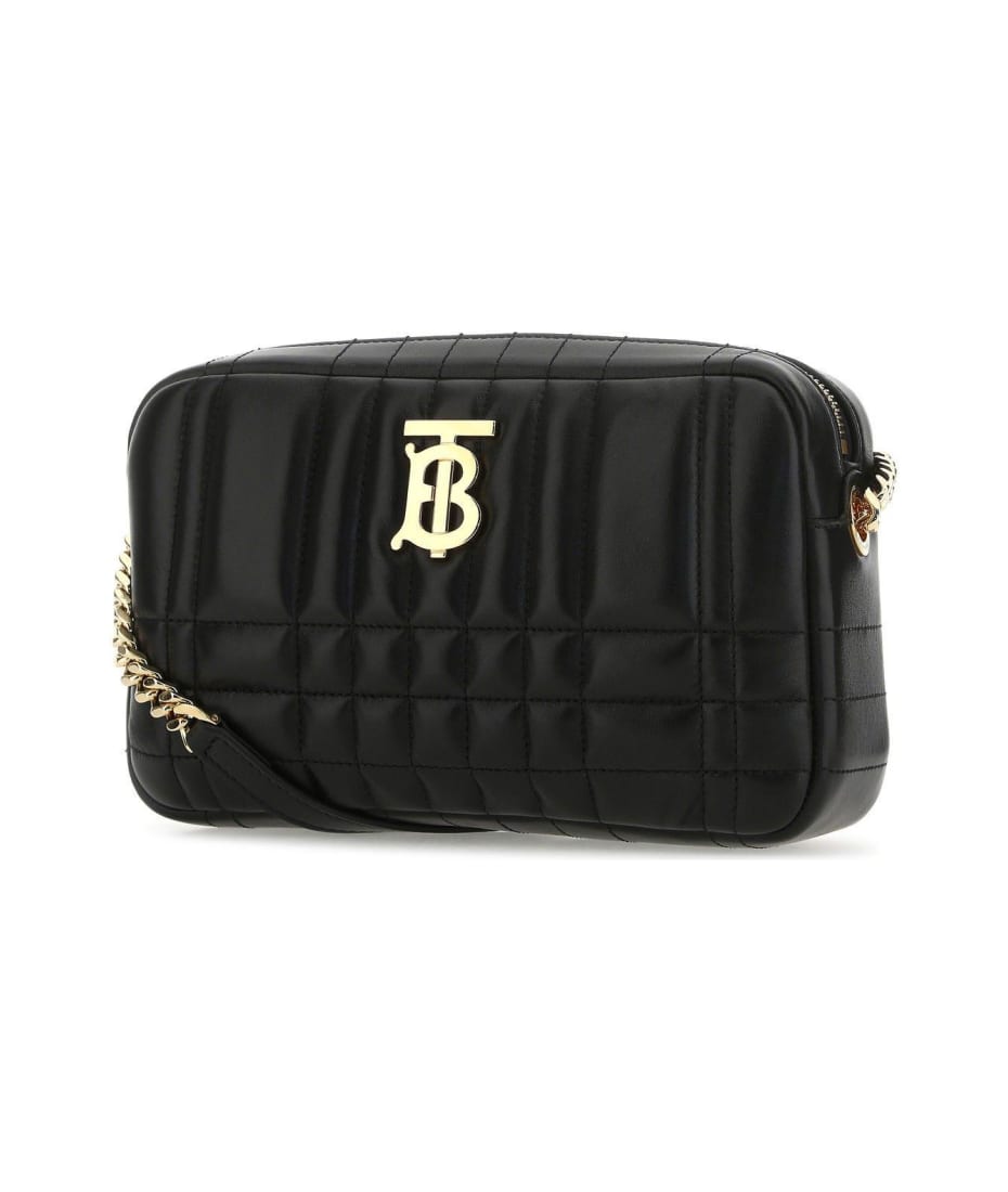 Burberry Black Nappa Leather Mini Lola Crossbody Bag