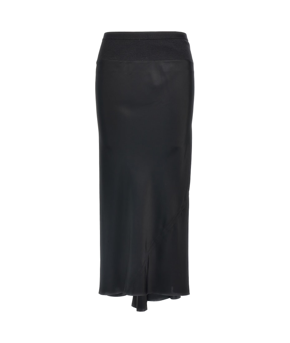スカート RICK OWENS 'A line Bias' skirt Black  RP01E7343SCH Rick Owens A Line Bias Skirt - Black - Women | RP01E7343SCH09