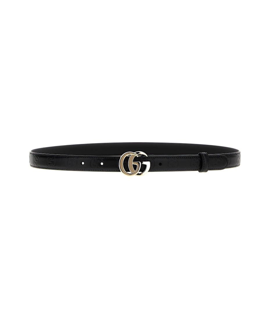 【関税込み】gucci GG Milano' belt GG Milano belt in black GG leather | GUCCI® US