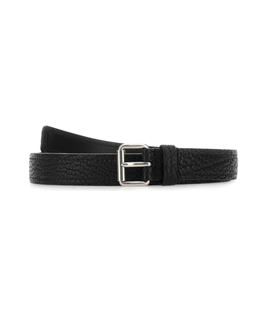 ベルト Prada Black belt in leather Prada Black Leather Belt | italist