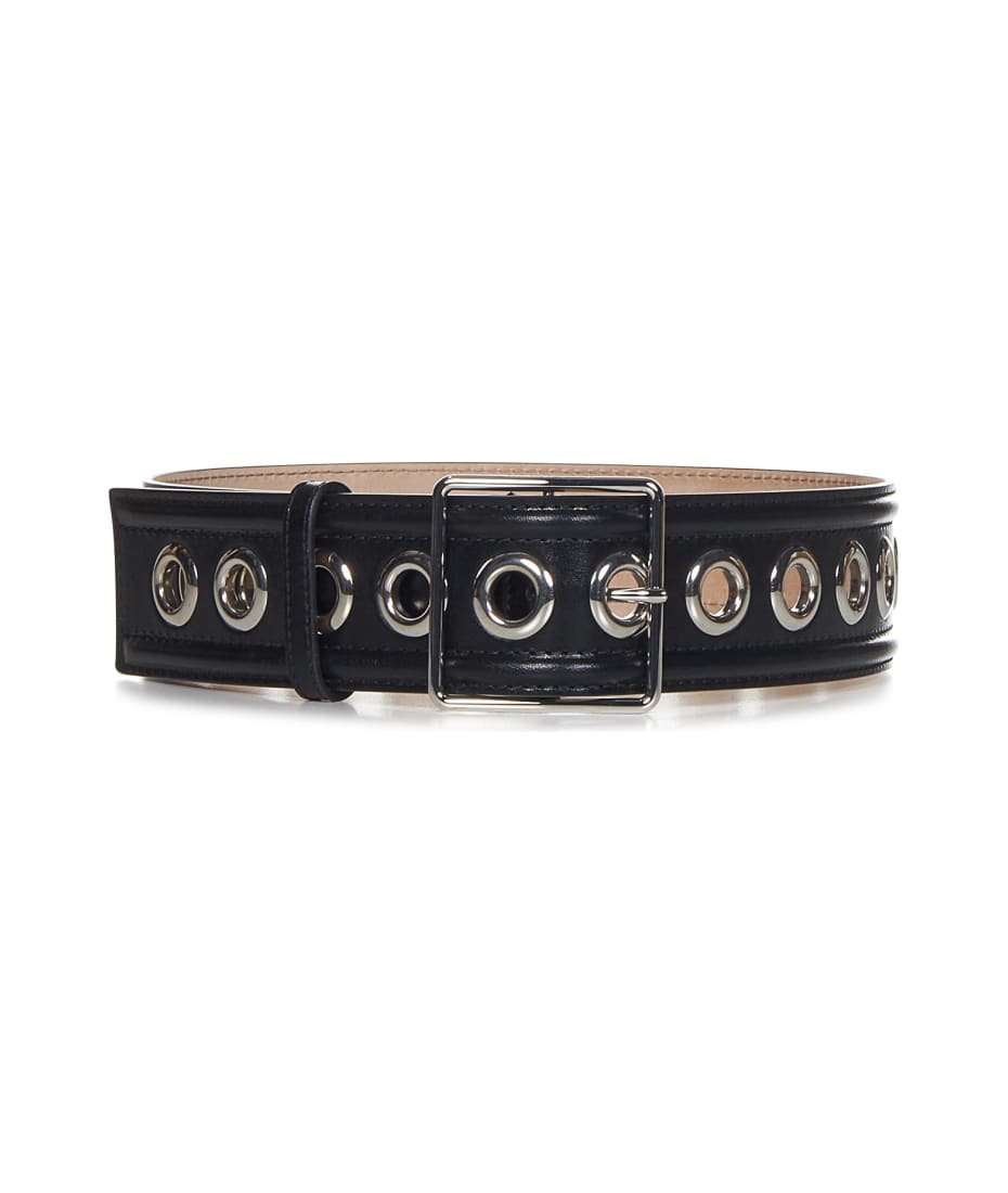 Alexander McQueen Black Leather Belt | italist