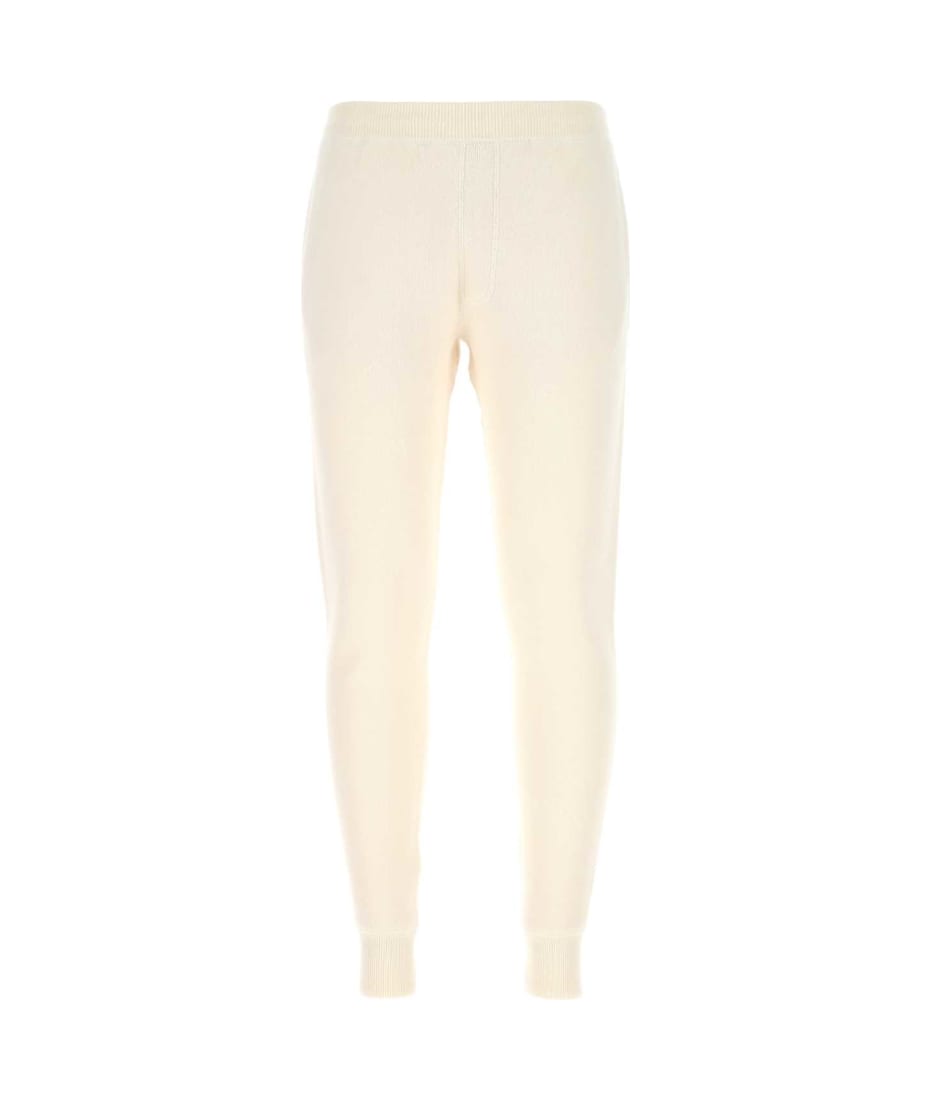トラックパンツ・ジャージ PRADA Ivory stretch cashmere blend joggers Prada Ivory Stretch Cashmere Blend Joggers | italist, ALWAYS