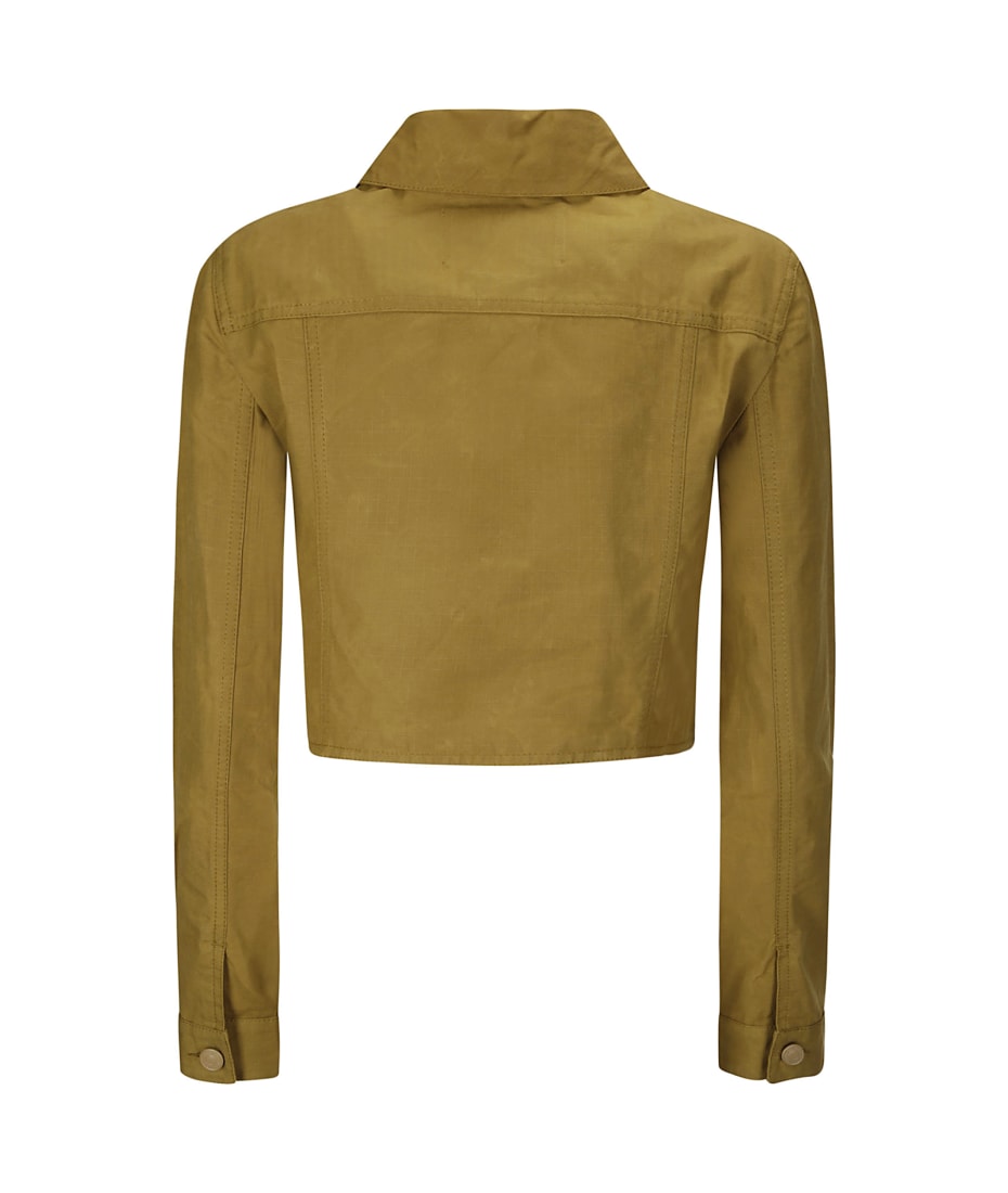 Cecilie Bahnsen Gracie Jacket Ripstop Cotton Ochre Women