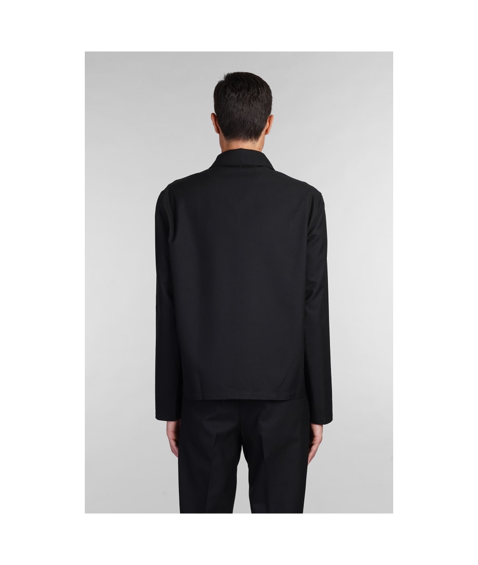 Low Brand S130 Casual Jacket In Black Wool | italist, ALWAYS
