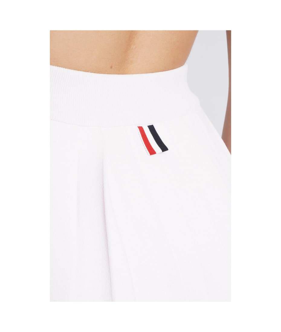 ミニスカート THOM BROWNE Pastel pink viscose blend mini skirt Thom Browne Pastel Pink Viscose Blend Mini Skirt | italist