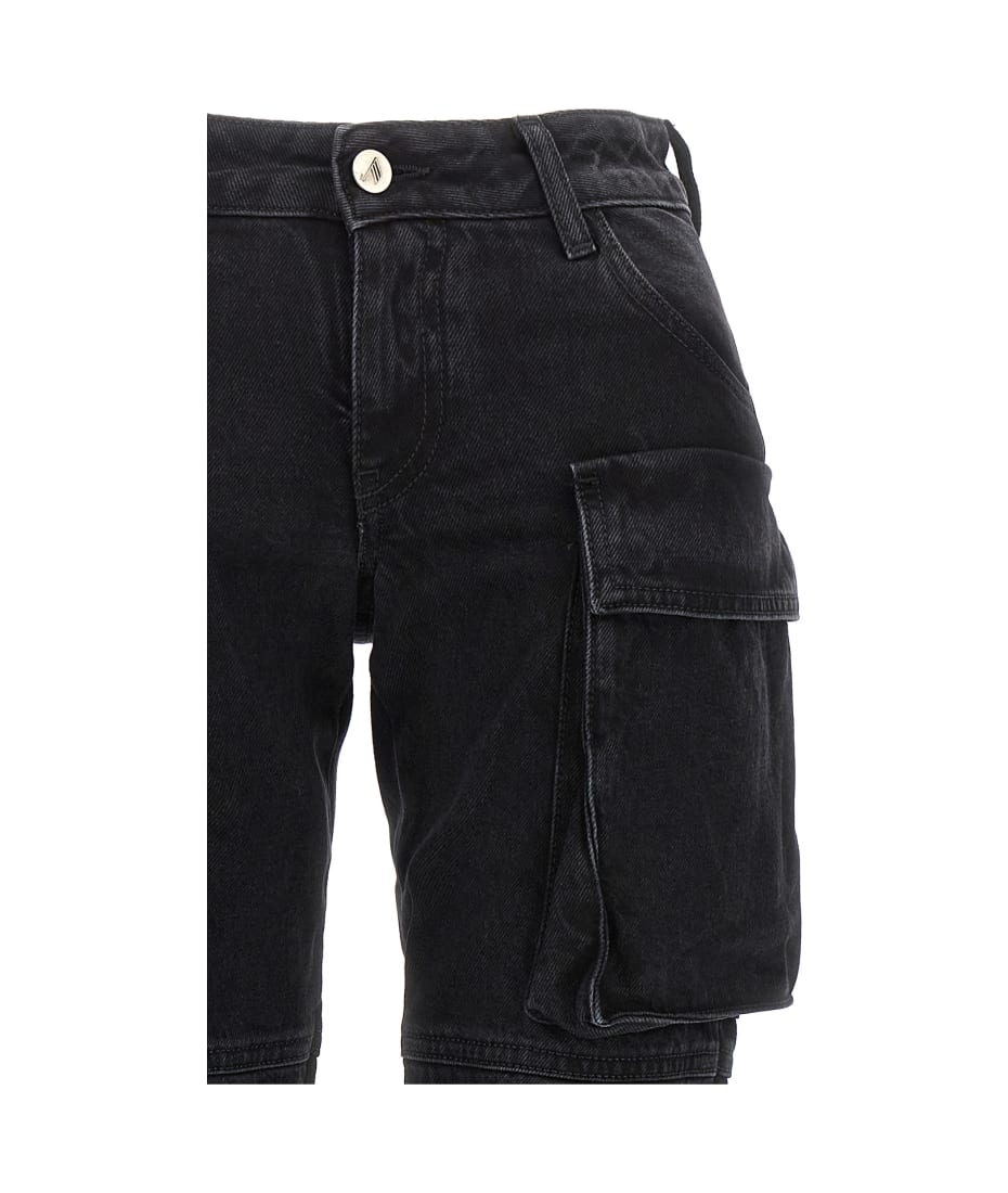 【関税込み】The Attico ブラック Essie ジーンズ Black Essie Jeans by The Attico on Sale