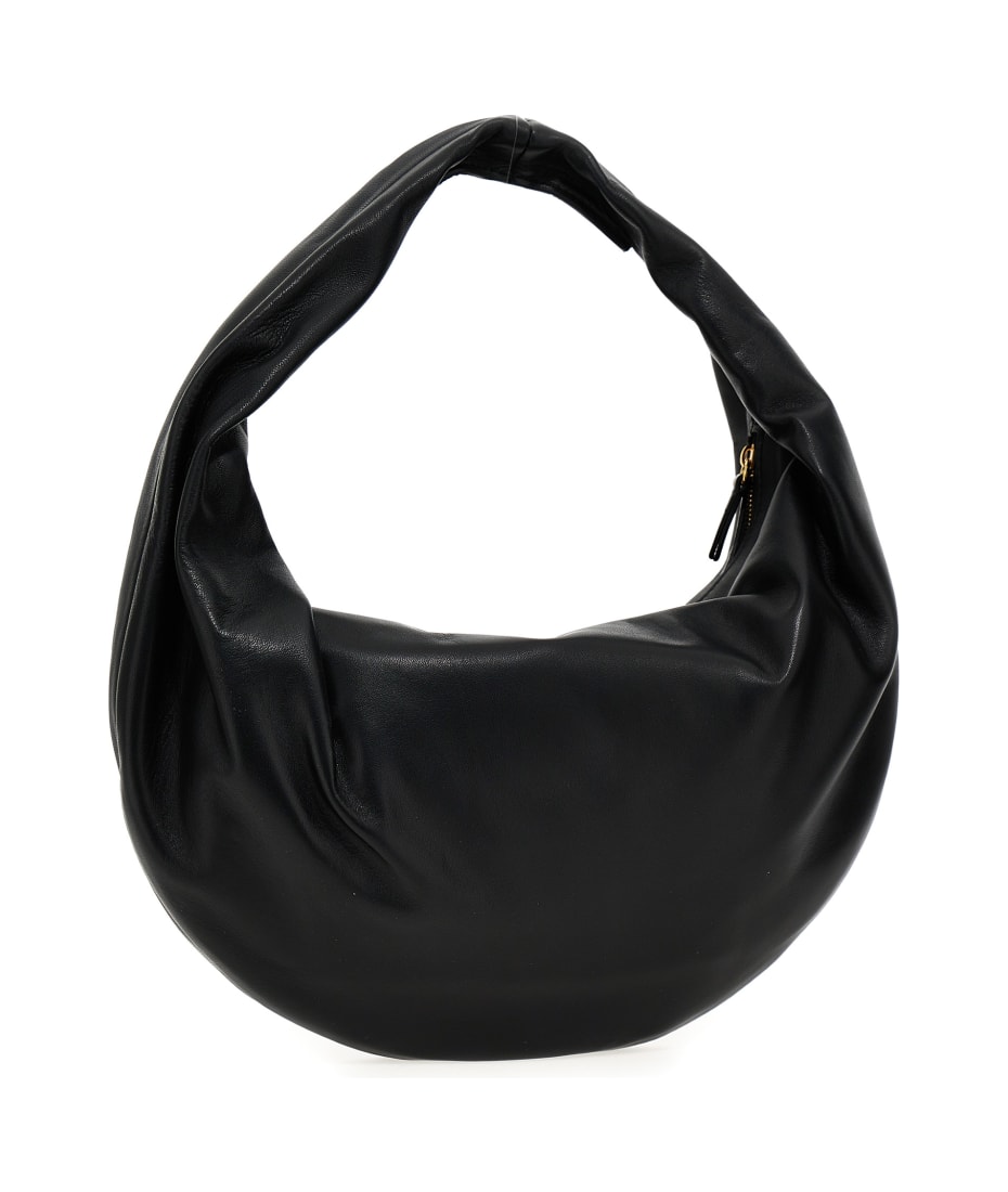 Staud Large Sasha Croc-Embossed Leather Shoulder Bag on SALE