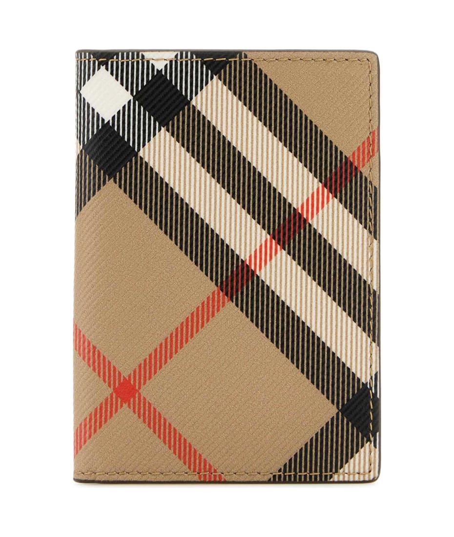 長財布 Burberry Printed Canvas Card Holder Burberry Printed Canvas Card Holder | italist