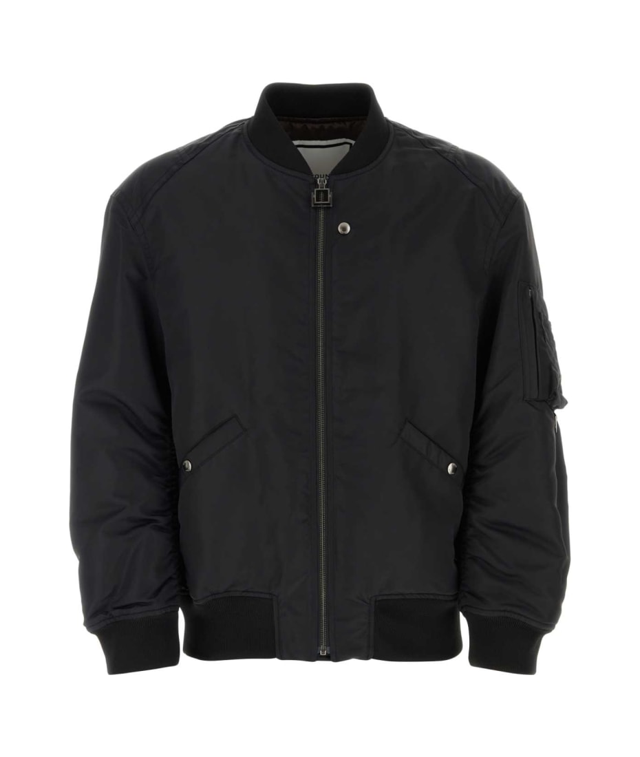 WOOYOUNGMI Black Nylon Bomber Jacket | italist