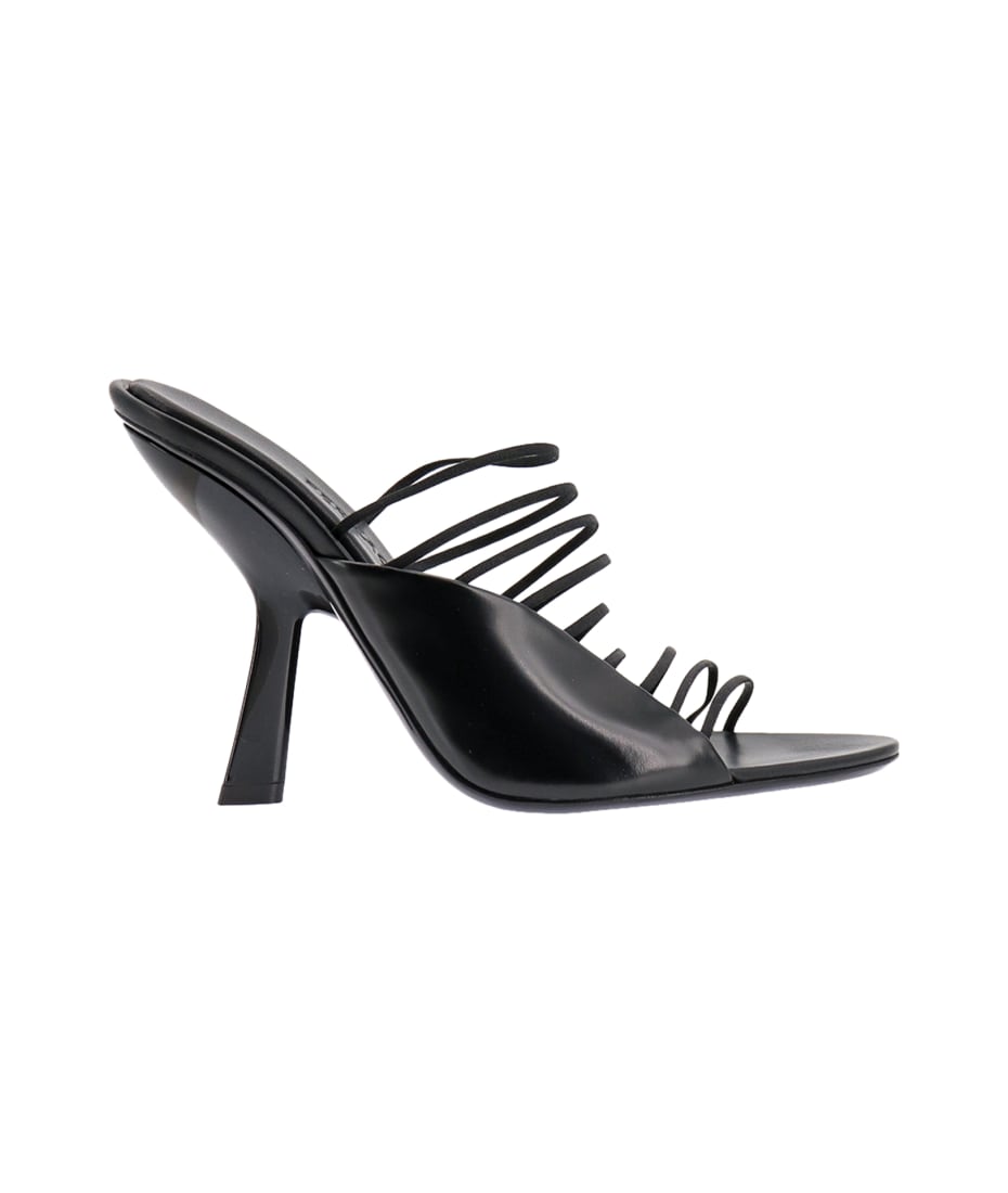 サンダル・ミュール SALVATORE FERRAGAMO Black Fabric And Leather Sandals Ferragamo Black Fabric And Leather Sandals | italist, ALWAYS