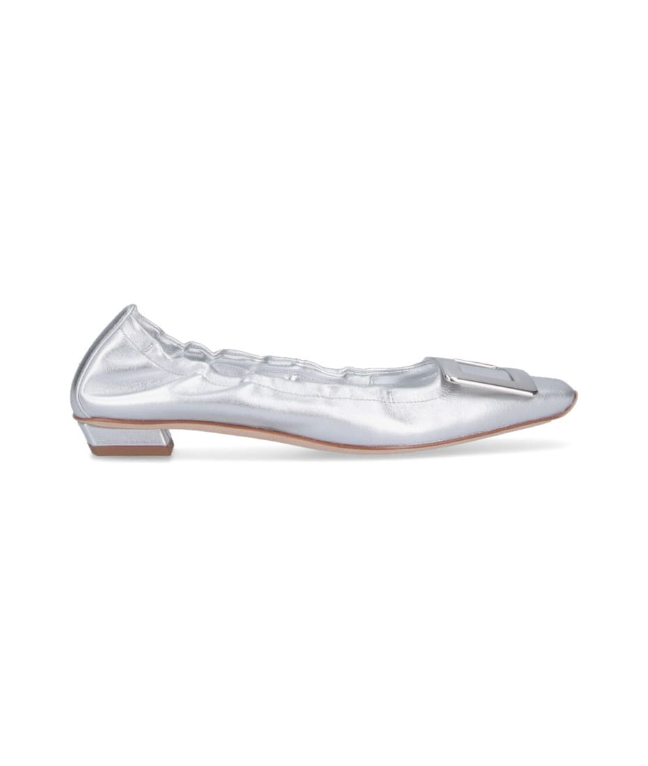 Roger Vivier 'belle Viviere' Heeled Ballet Flats italist, ALWAYS