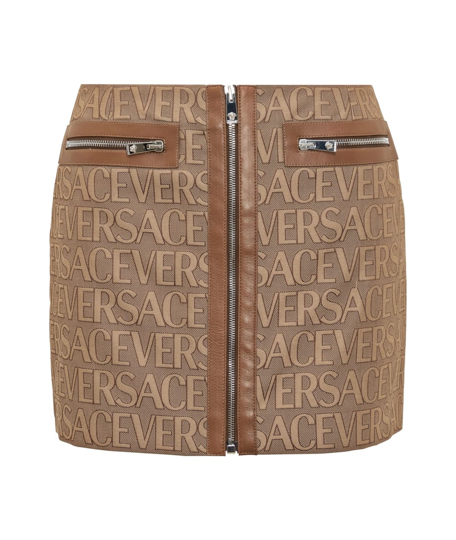 【送料&関税込】Versace Jacquard Mini Skirt Versace Jacquard Mini Skirt | italist
