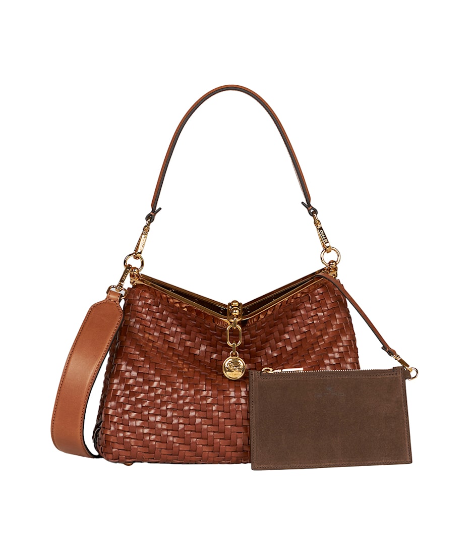 送料関税込【ETRO】 Vela ミディアムバッグ（ウーブンレザー） MEDIUM VELA BAG | Etro Vela | ETRO