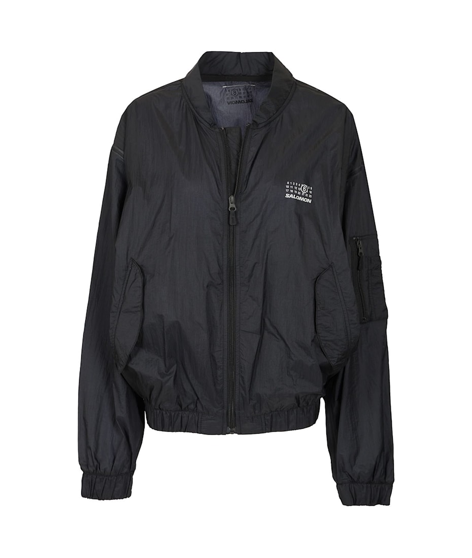 ブルゾン MM6 Maison Margiela BOMBER NYLON SATIN DETAIL MM6 Maison Margiela Oversized Bomber Jacket | italist