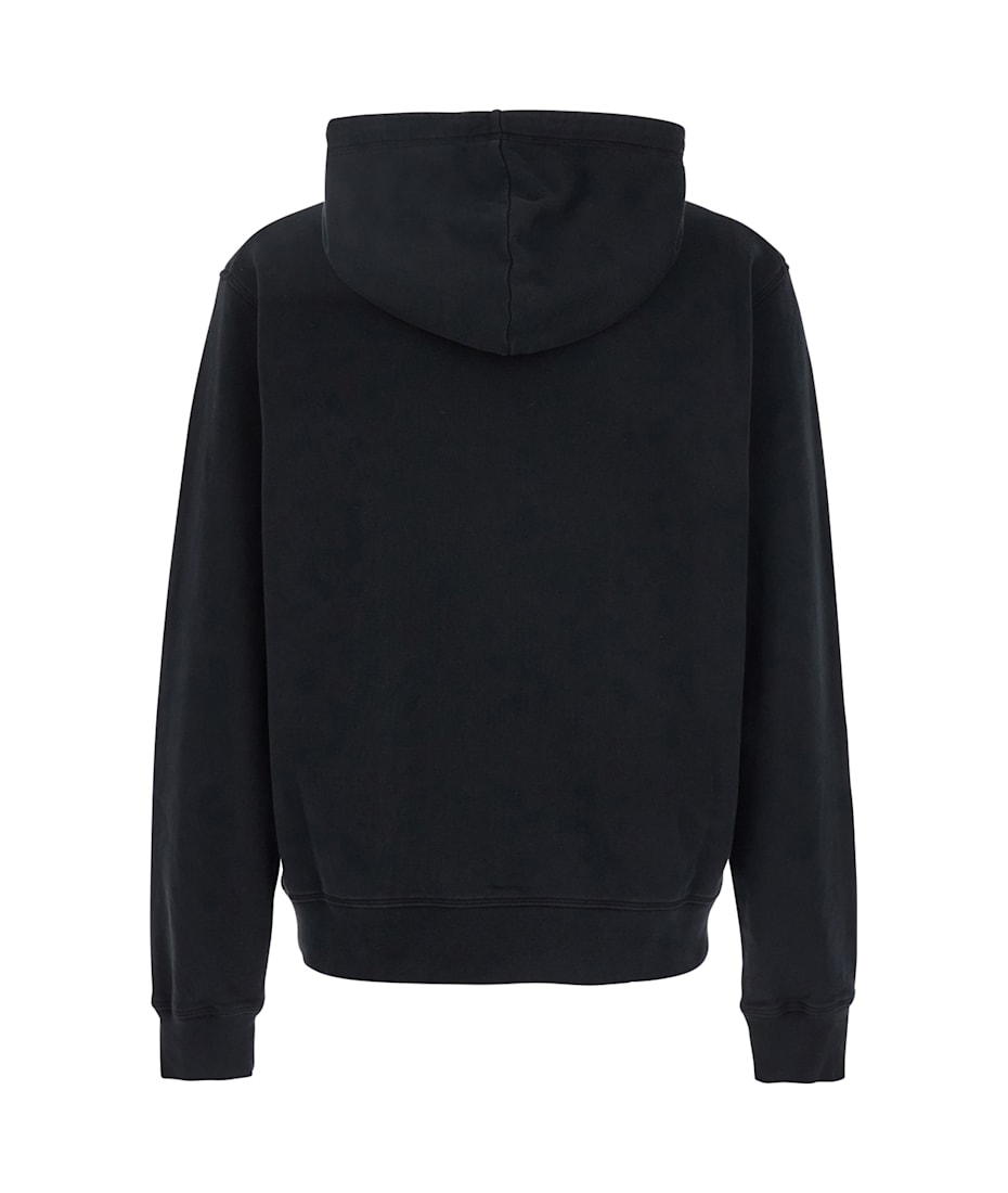 パーカー・フーディ Dsquared2 Black Cotton Cool Sweat Hoodie With Logo Dsquared2 Sweatshirt With Hood And Zip And Logo | italist