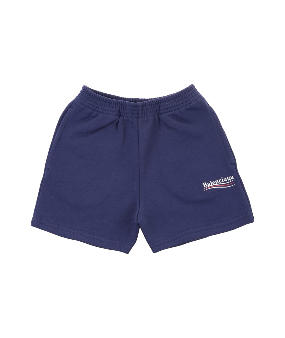 blue balenciaga shorts