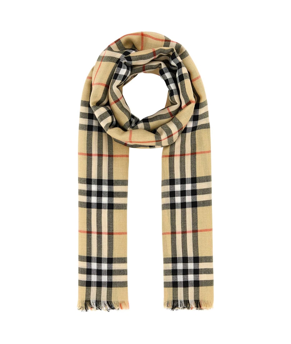 【送料&関税込】Burberry Embroidered Cashmere Scarf Burberry Embroidered Cashmere Blend Scarf | italist, ALWAYS