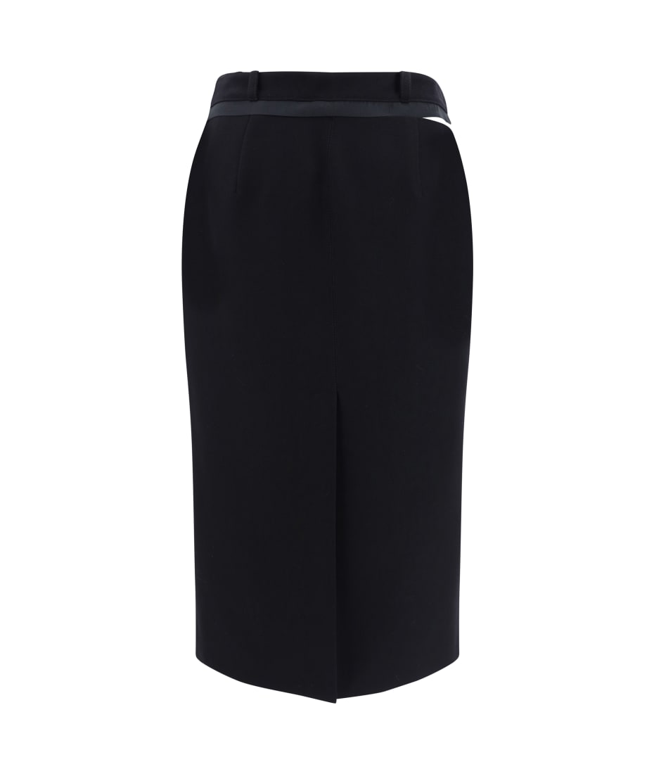 スカート FENDI GRAIN DE POUDRE WOOL SKIRT Fendi Grain De Poudre Skirt | italist