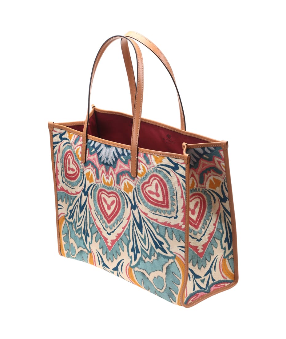 Etro Crown Me Tote Bag In Fantasia