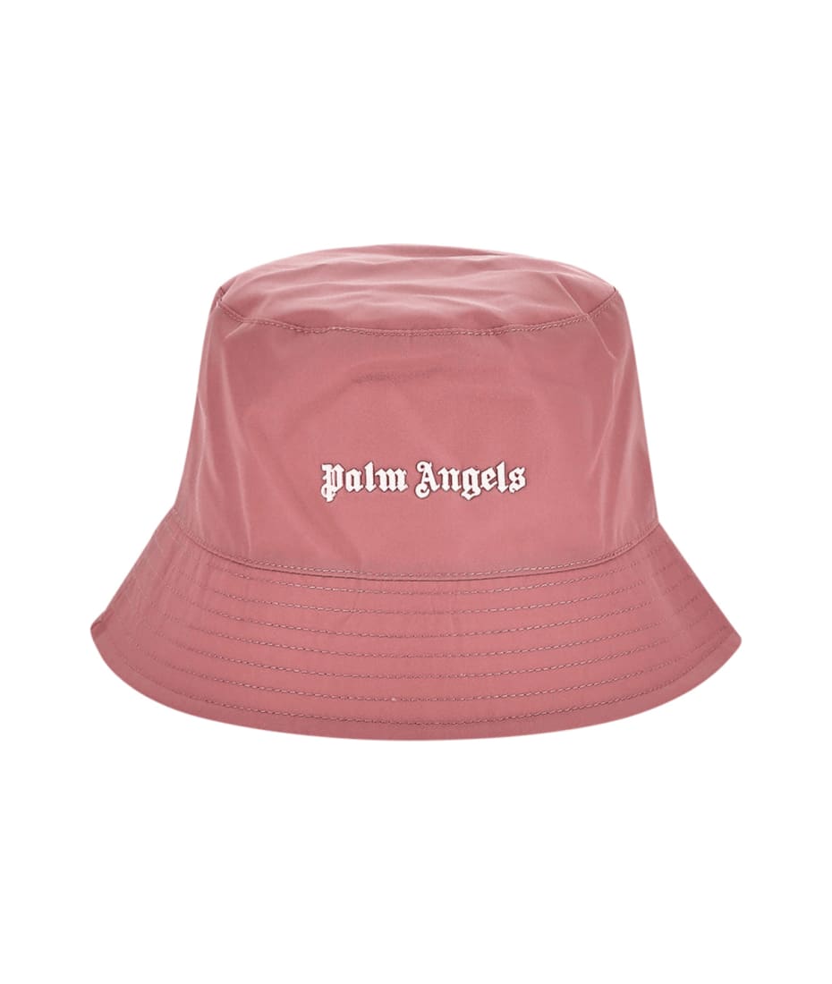 Palm Angels Classic Logo Bucket Hat Black White | italist, ALWAYS