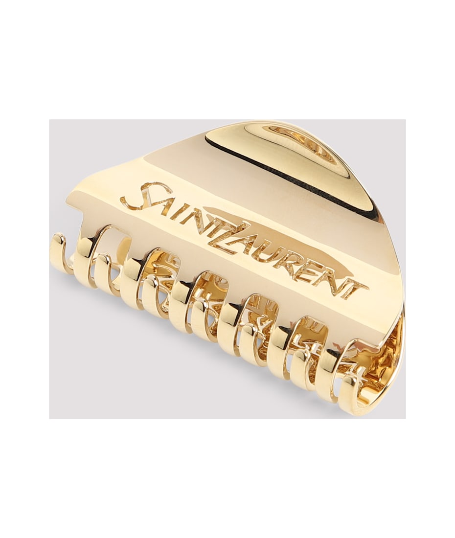 Saint Laurent Brass Claw Clip | italist