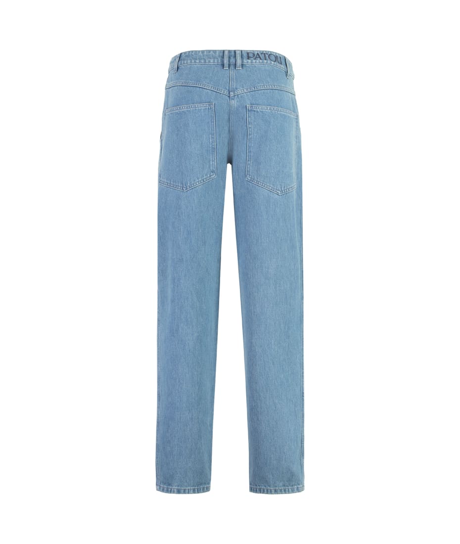 デニム・ジーパン PATOU FW23 Patou Cargo Trousers (TR0320081 959A ANTHRACITE) Patou Denim Cargo Trousers | italist