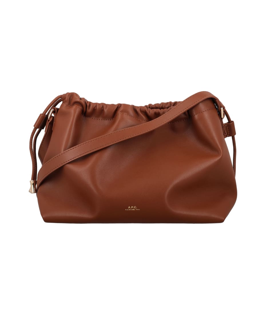 【COLOR iN ID】Classic shoulder bag GUCCI GG Emblem mini leather-trimmed printed coated-canvas
