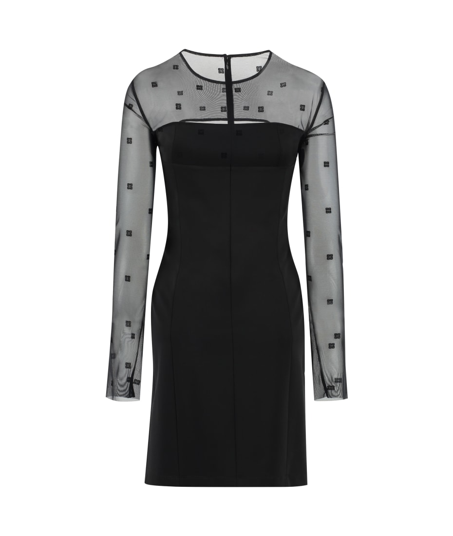 Givenchy Minidress With Cut-out And Tulle Detail | italist