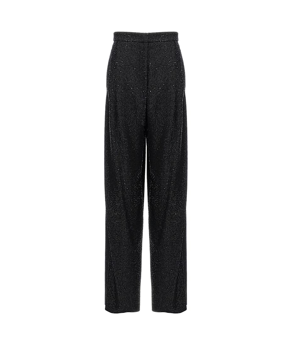 【送料&関税込】Max Mara navigli Pants Max Mara Navigli high-rise cotton wide-leg pants Max Mara