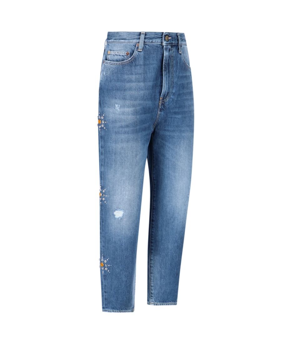 Washington Dee-Cee Studded Detail Jeans - Blue